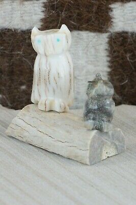 Owl Zuni Fetish Carving - Brandon Phillips