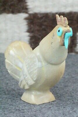 Rooster Zuni Fetish Carving - Enrike Leekya