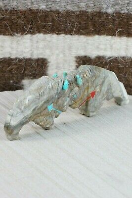 Buffalo Zuni Fetish Carving - Kevin Quam - High Lonesome Trading