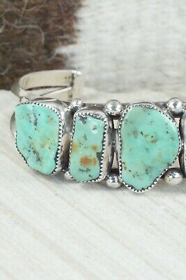 Turquoise and Sterling Silver Bracelet - Pricilla Reeder