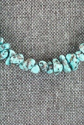 Turquoise & Sterling Silver Necklace - Louise Joe - High Lonesome Trading