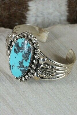 Navajo Turquoise & Sterling Silver Bracelet - Jimson Belin - High Lonesome Trading