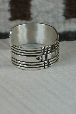 Navajo Sterling Silver Bracelet - Bruce Morgan - High Lonesome Trading