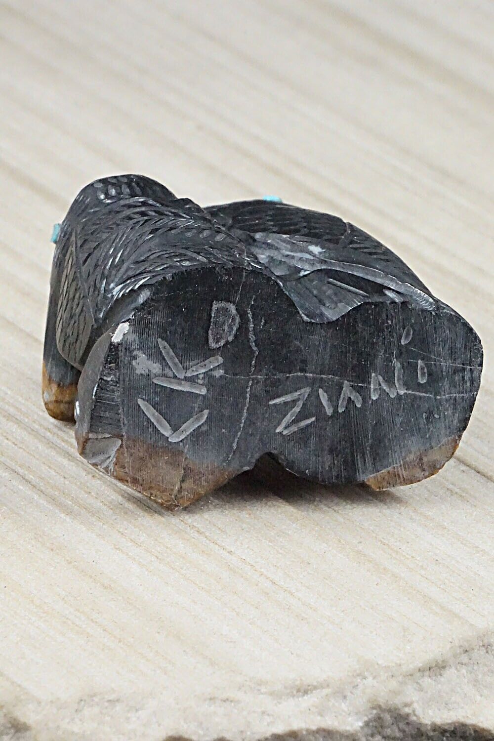 Eagles Zuni Fetish Carving - Colton Kaamasee