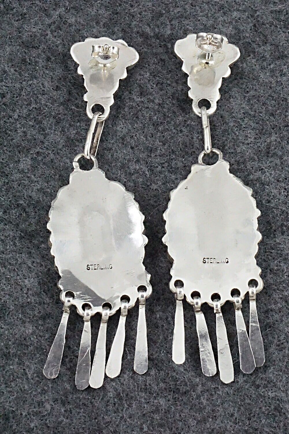 Turquoise & Sterling Silver Earrings - George Gasper