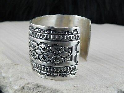 Navajo Sterling Silver Bracelet - Leonard Maloney - High Lonesome Trading