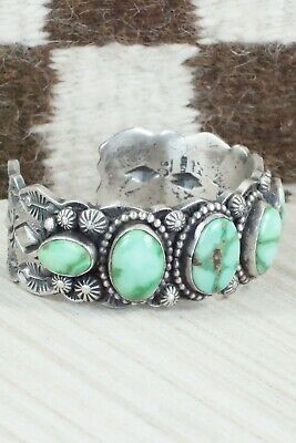 Turquoise & Sterling Silver Bracelet - Shawn Cayatineto