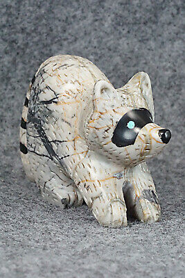 Racoon Zuni Fetish Carving - Eli Cheama