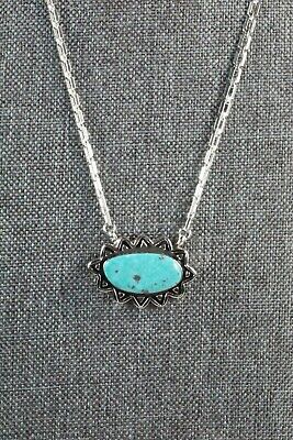 Turquoise & Sterling Silver Necklace - Sharon McCarthy