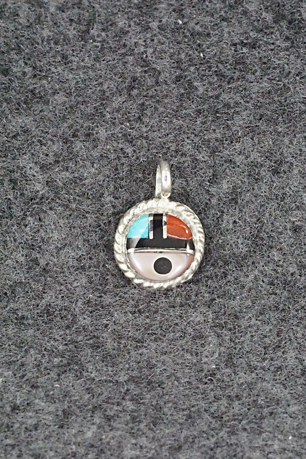 Multi Stone & Sterling Silver Pendant - Elvira Kiyite