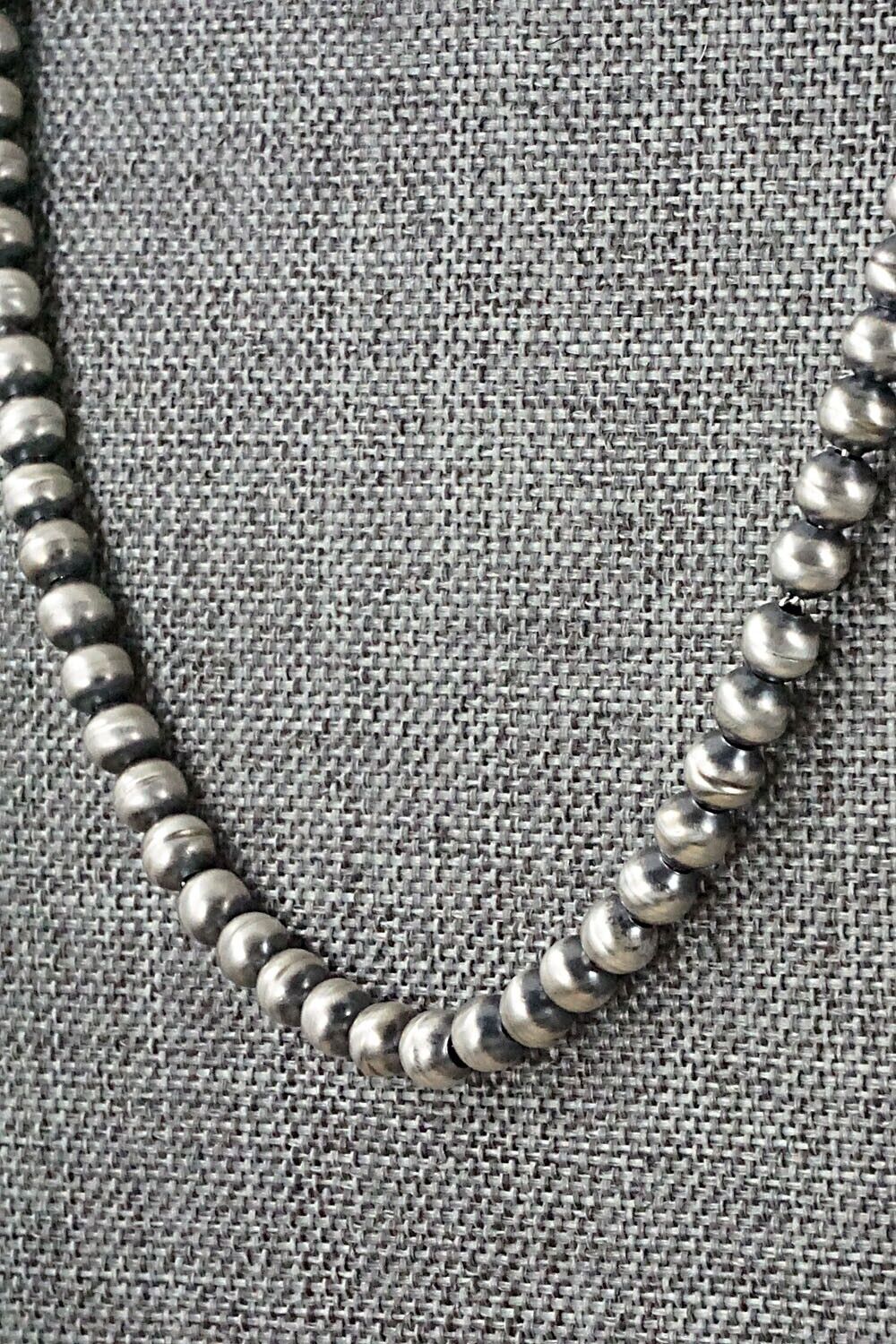 Sterling Silver Navajo Pearl Necklace - Jan Mariano