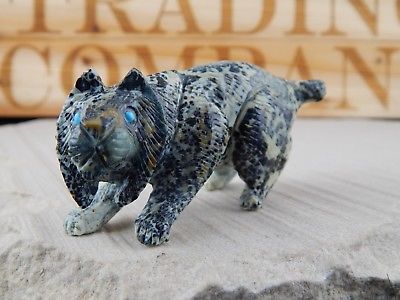 Bobcat Zuni Fetish Carving - Lance Cheama - High Lonesome Trading