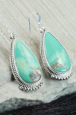 Turquoise & Sterling Silver Earrings - Sharon McCarthy
