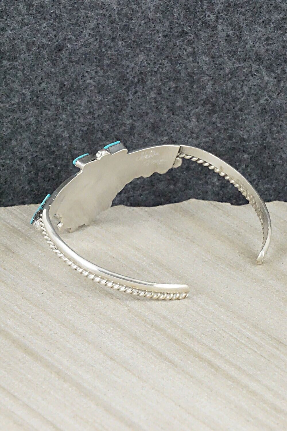 Turquoise & Sterling Silver Bracelet - Carlene Hattie