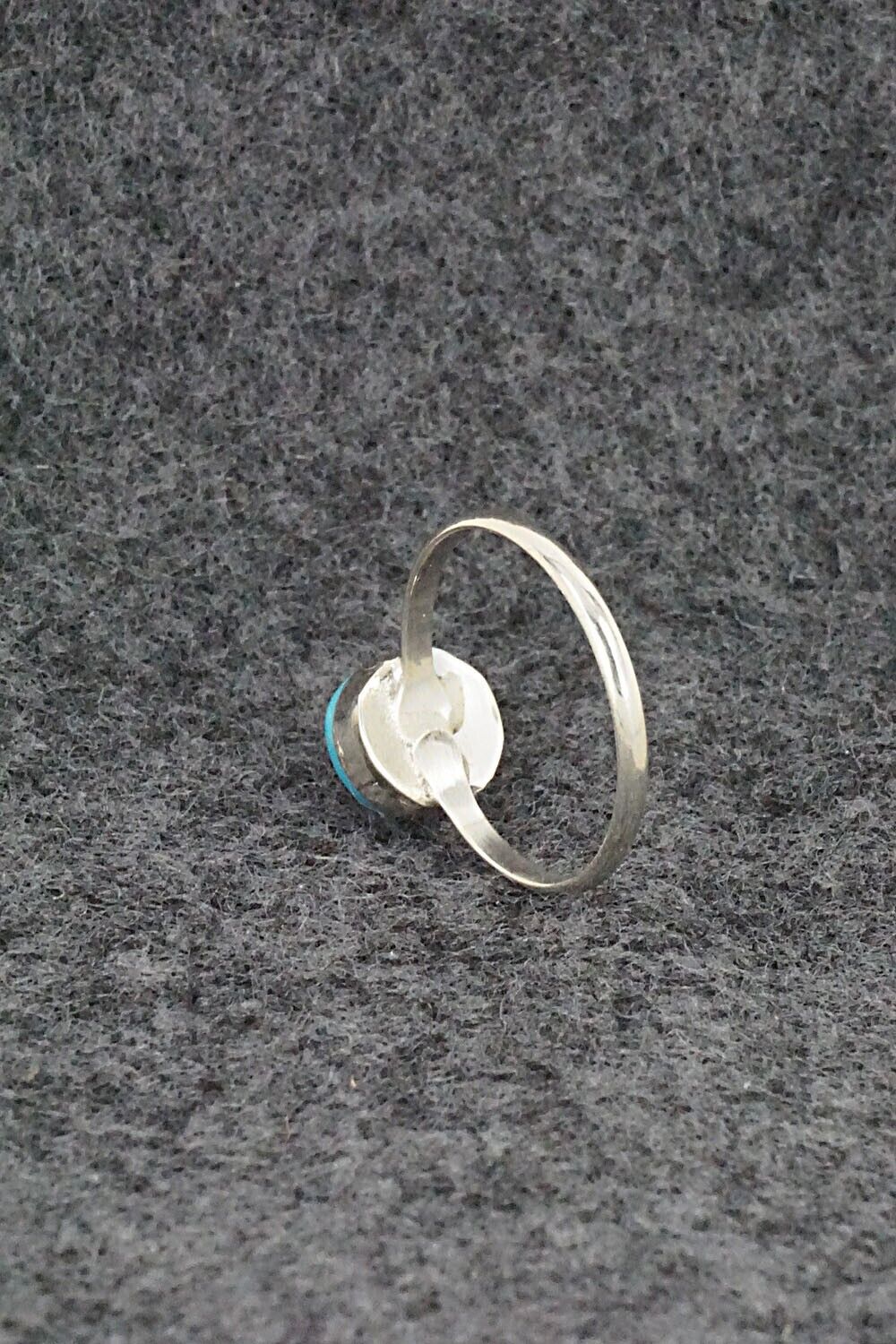 Turquoise & Sterling Silver Ring - Trista Slow - Size 4.25