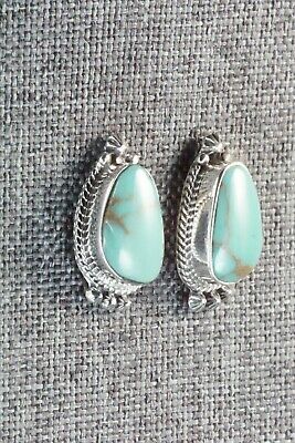 Turquoise & Sterling Silver Earrings - Louise Joe