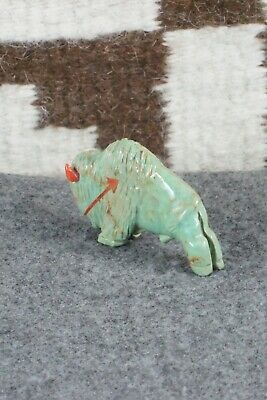 Buffalo Zuni Fetish Carving - Andres Quandelacy