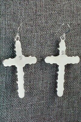 Turquoise and Sterling Silver Earrings - Roberta Begay