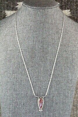 Spiny Oyster & Sterling Silver Necklace - Sharon McCarthy