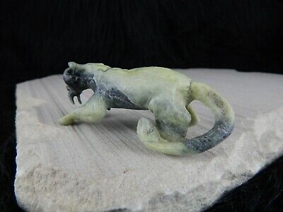 Mountain Lion Zuni Fetish - Dan Quam - Zuni Mtn. Lion Carving - Native American - High Lonesome Trading