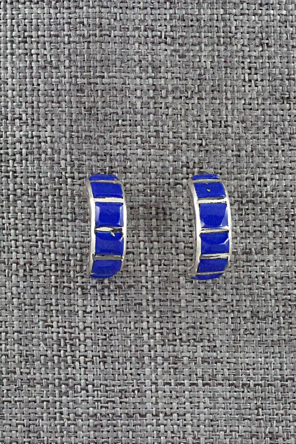 Lapis & Sterling Silver Earrings - Glennetta Luna