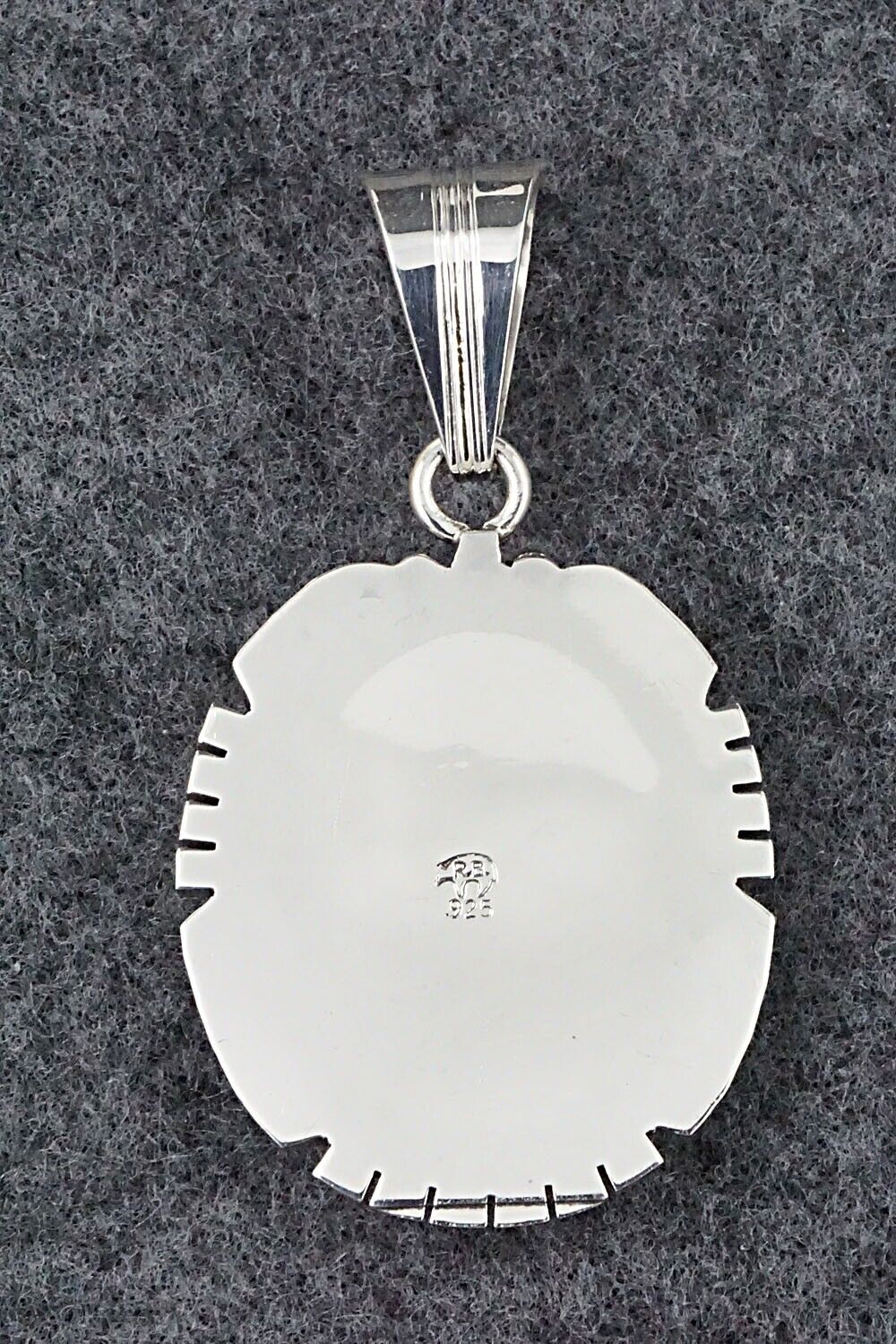 Turquoise & Sterling Silver Pendant - Samuel Yellowhair