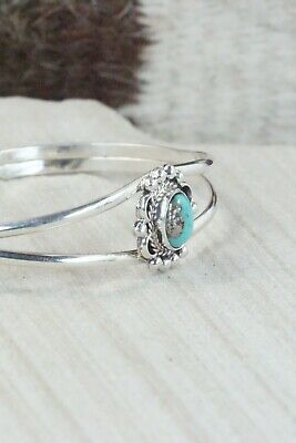 Navajo Turquoise & Sterling Silver Bracelet - Jan Mariano