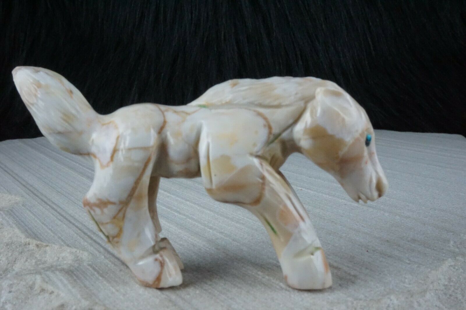 Horse Zuni Fetish Carving - Jonas Hastito - High Lonesome Trading
