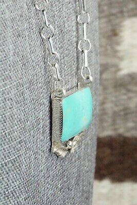Turquoise & Sterling Silver Necklace - Greg Yazzie