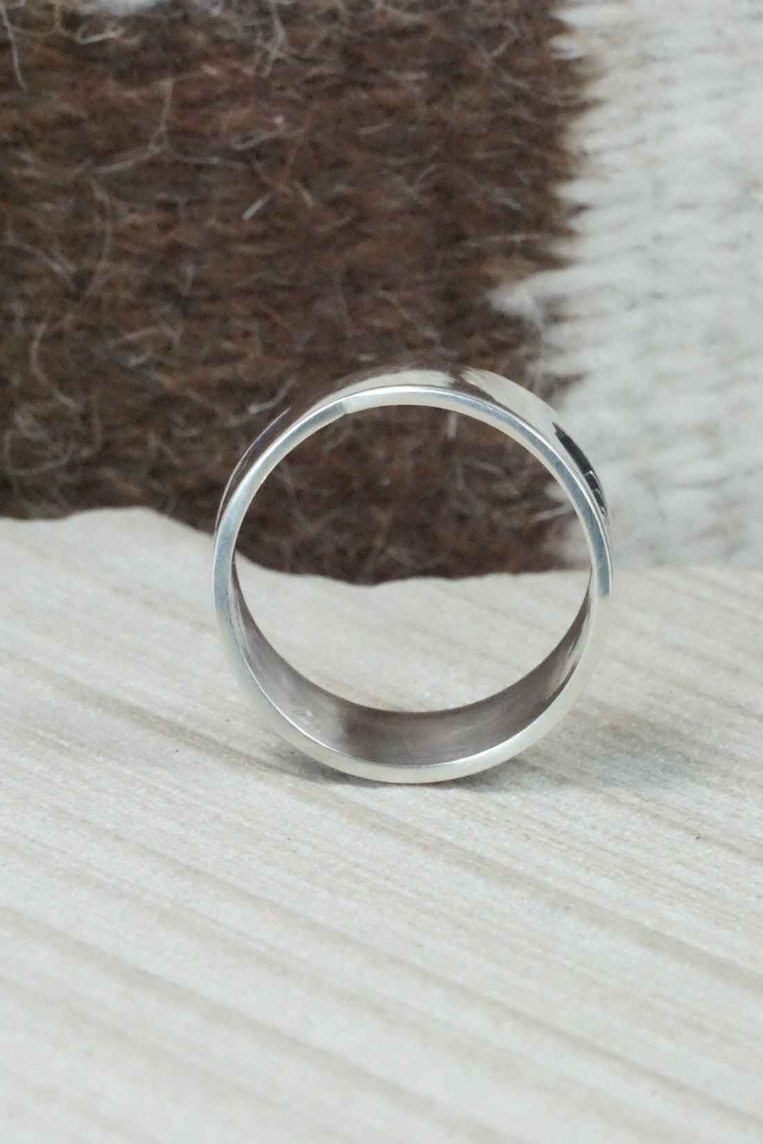 Sterling Silver Ring - Timothy Mowa - Size 12