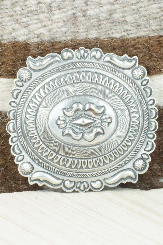 Sterling Silver Belt Buckle - Eugene Charley