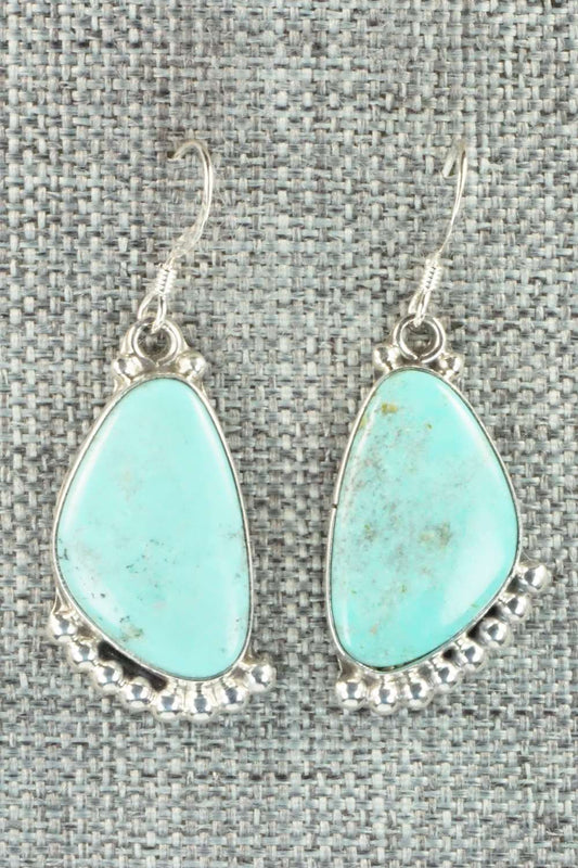 Turquoise & Sterling Silver Earrings - Sharon McCarthy