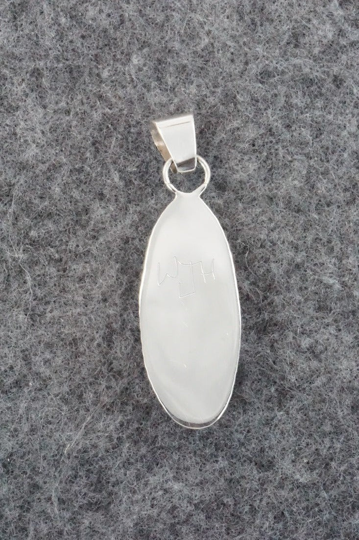 Multi Stone & Sterling Silver Inlay Pendant - Wayne Haloo