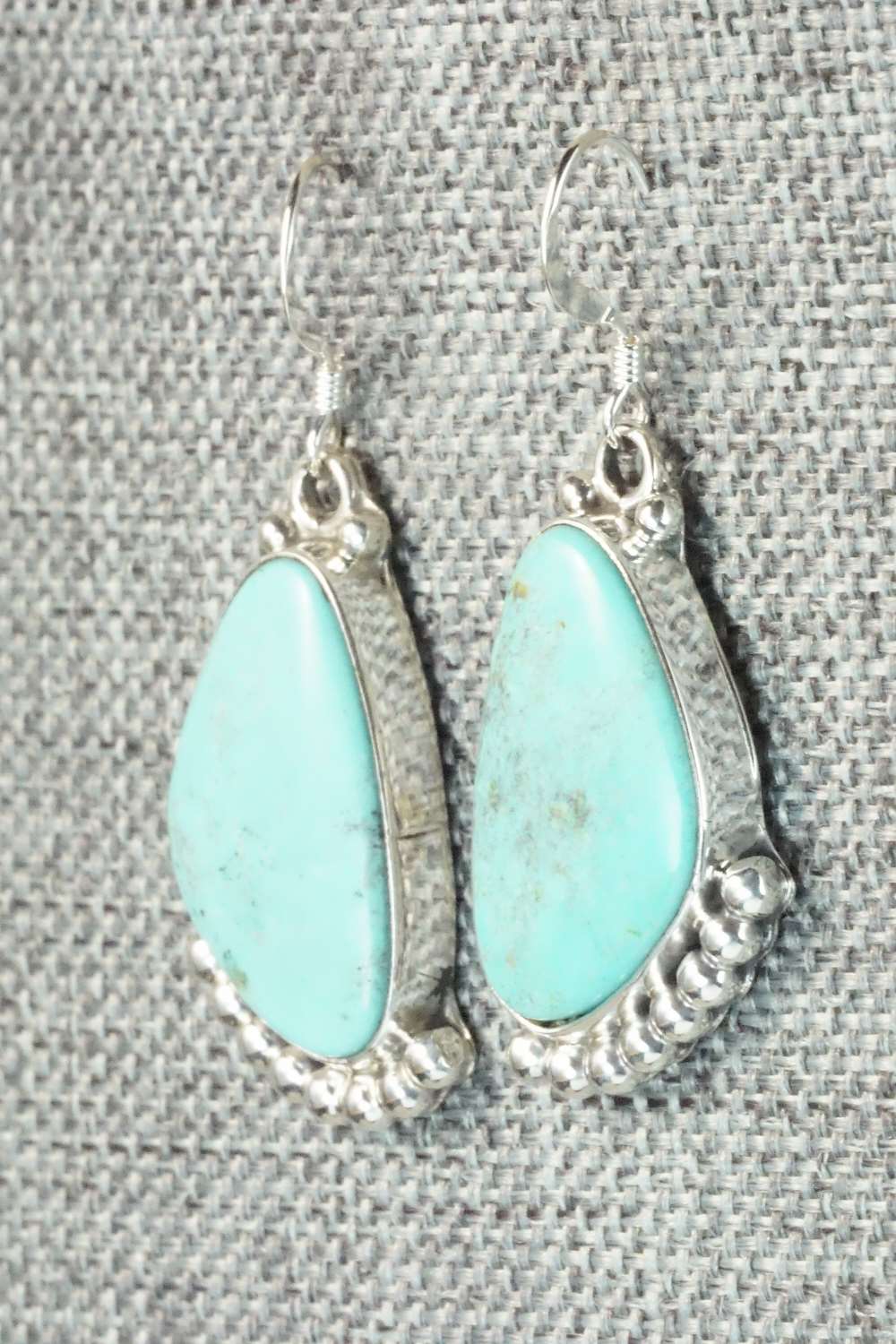 Turquoise & Sterling Silver Earrings - Sharon McCarthy