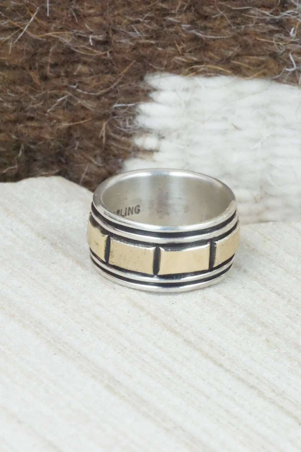 Sterling Silver Ring - Alvin Monte - Size 5.5