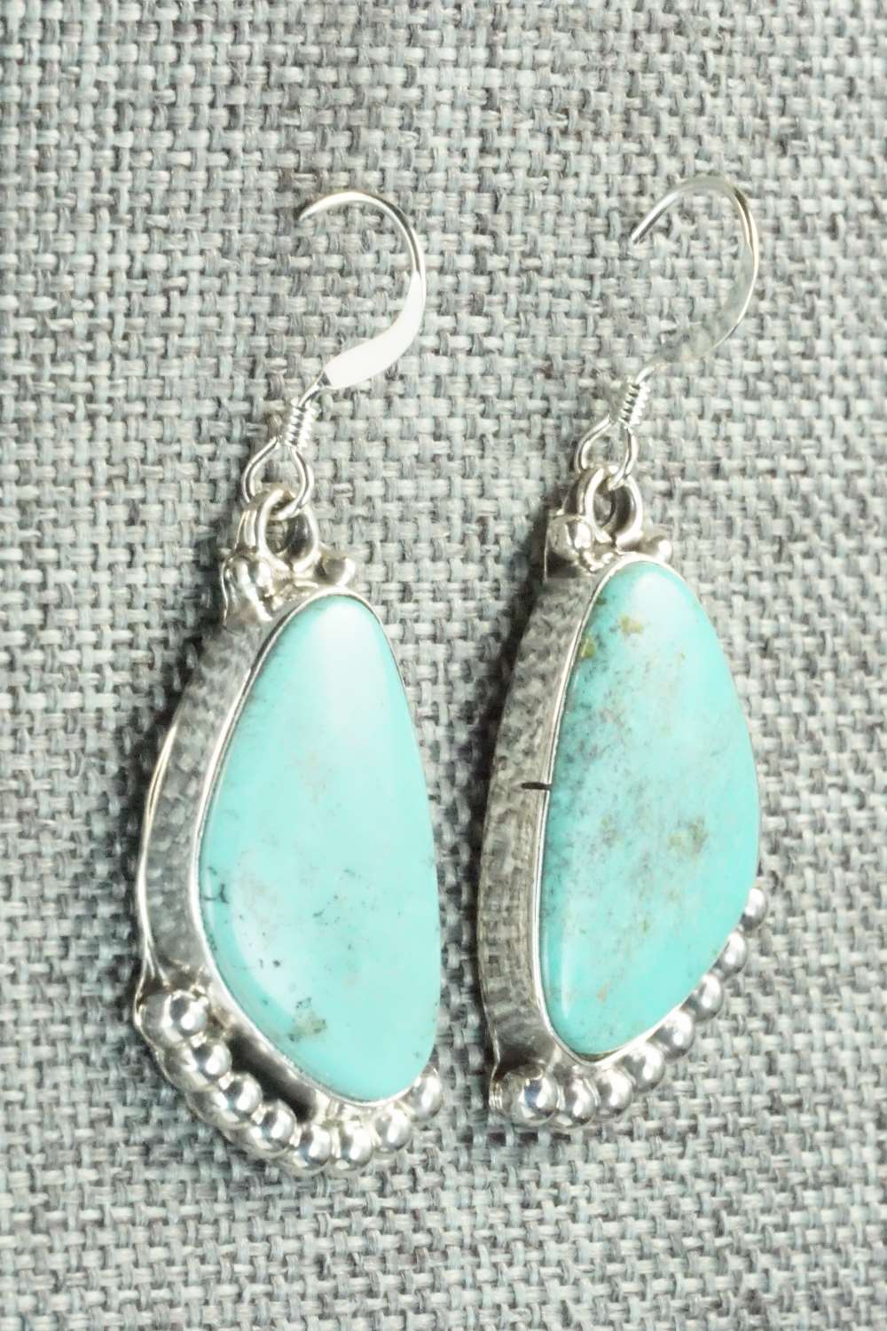 Turquoise & Sterling Silver Earrings - Sharon McCarthy