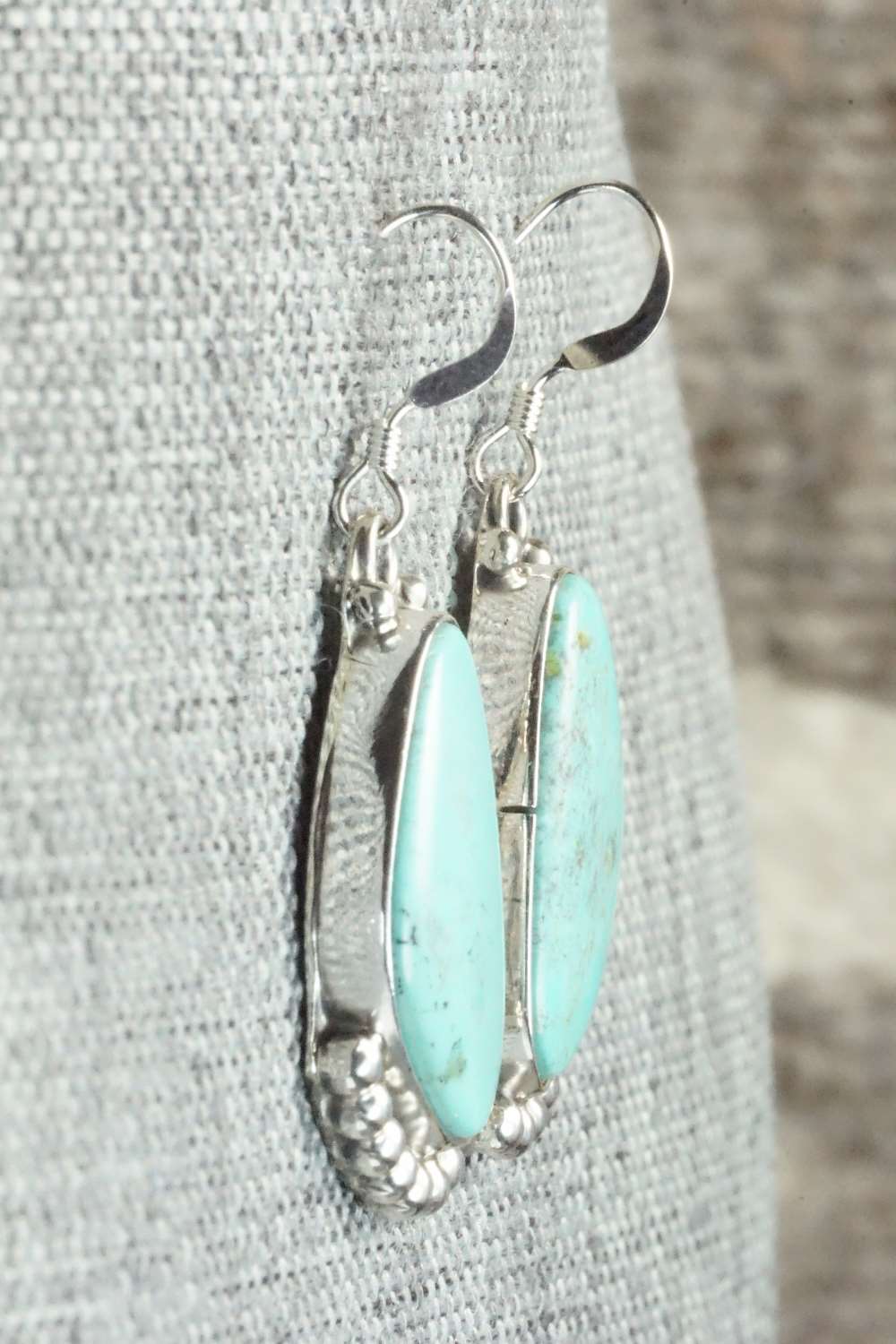 Turquoise & Sterling Silver Earrings - Sharon McCarthy