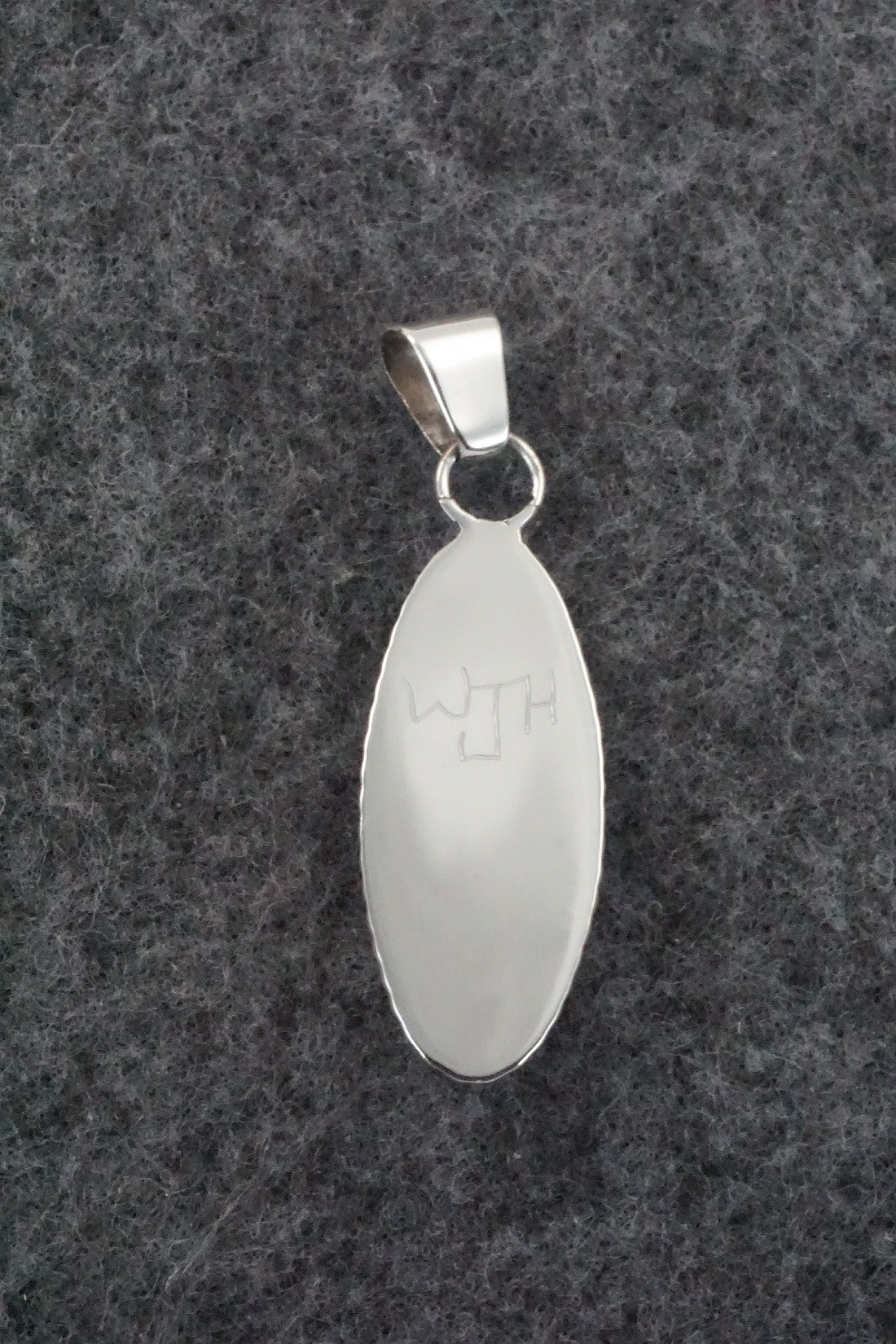 Multi Stone & Sterling Silver Inlay Pendant - Wayne Haloo