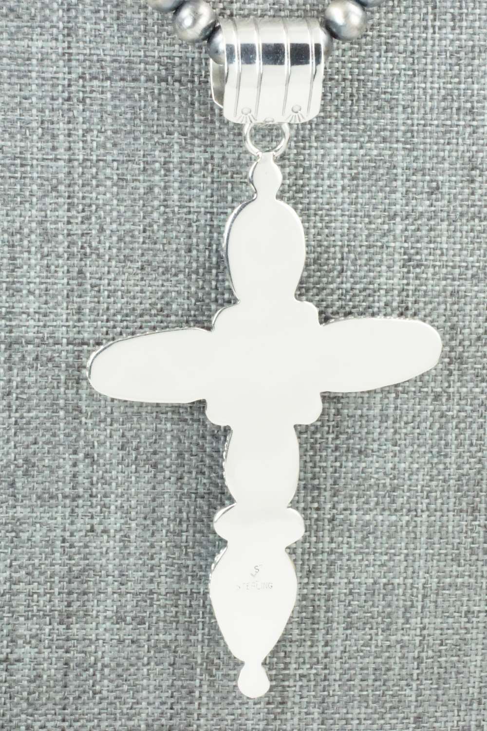 Multi Stone Pendant & Sterling Silver Necklace - Samuel Yellowhair