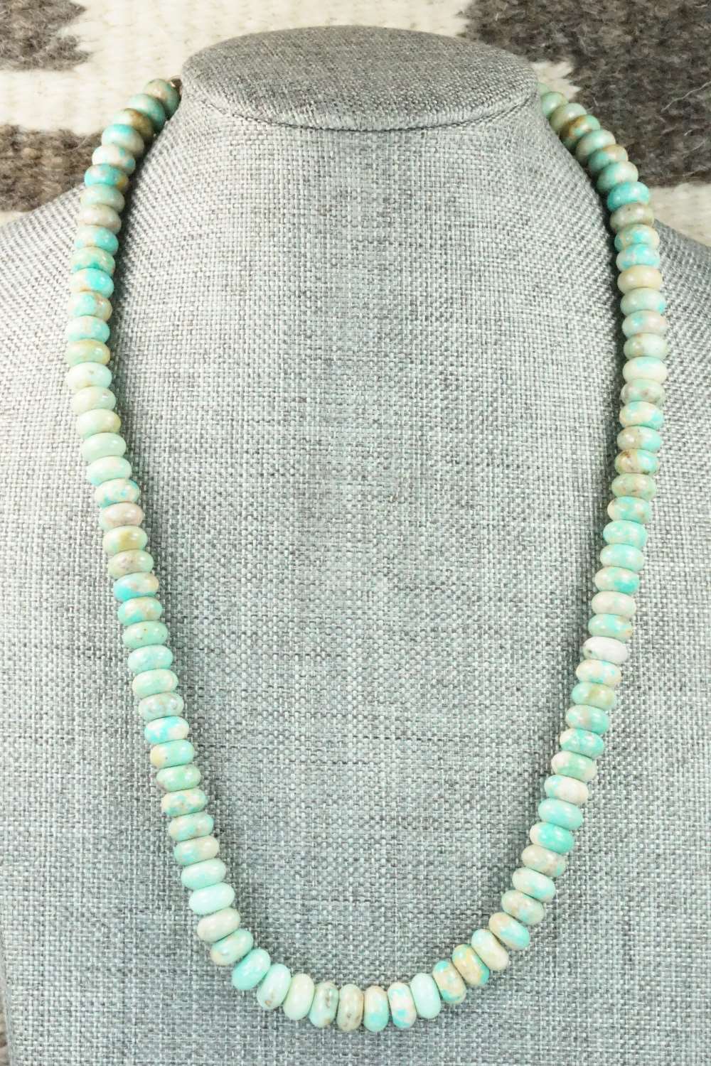 Turquoise & Sterling Silver Necklace - Doreen Jake