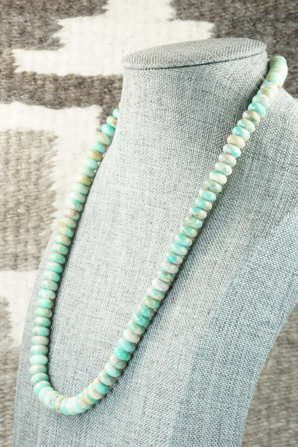 Turquoise & Sterling Silver Necklace - Doreen Jake