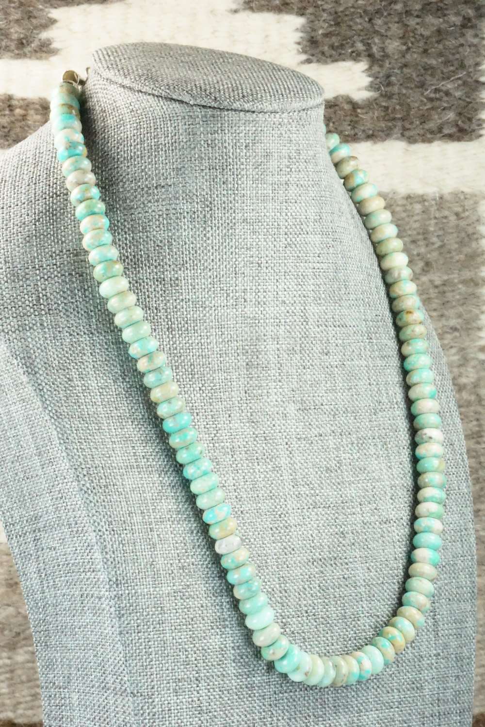 Turquoise & Sterling Silver Necklace - Doreen Jake