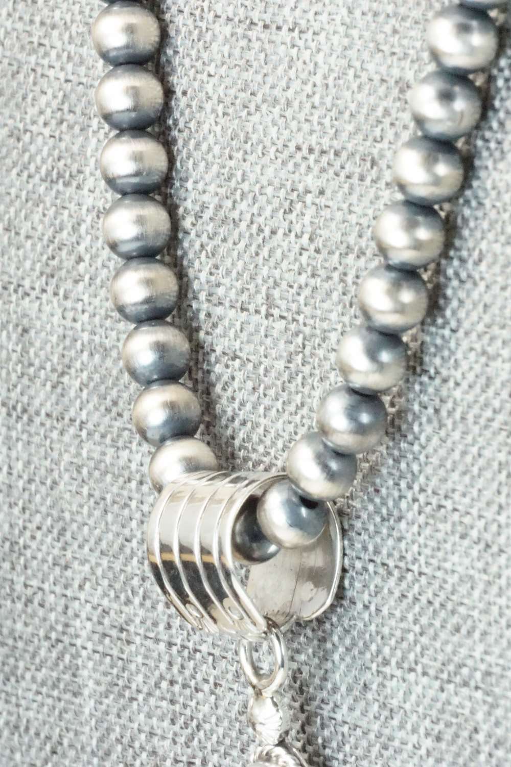Multi Stone Pendant & Sterling Silver Necklace - Samuel Yellowhair