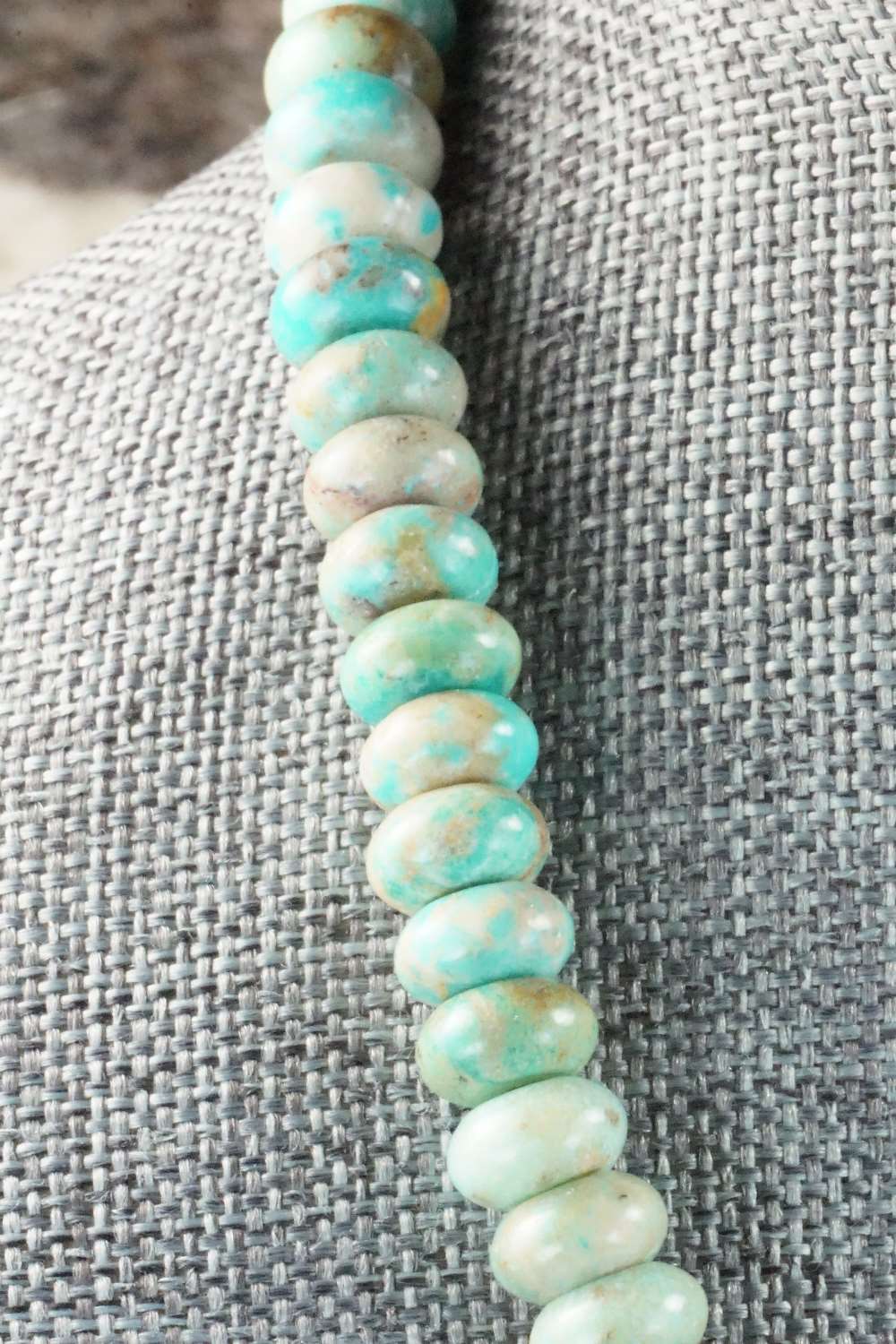 Turquoise & Sterling Silver Necklace - Doreen Jake