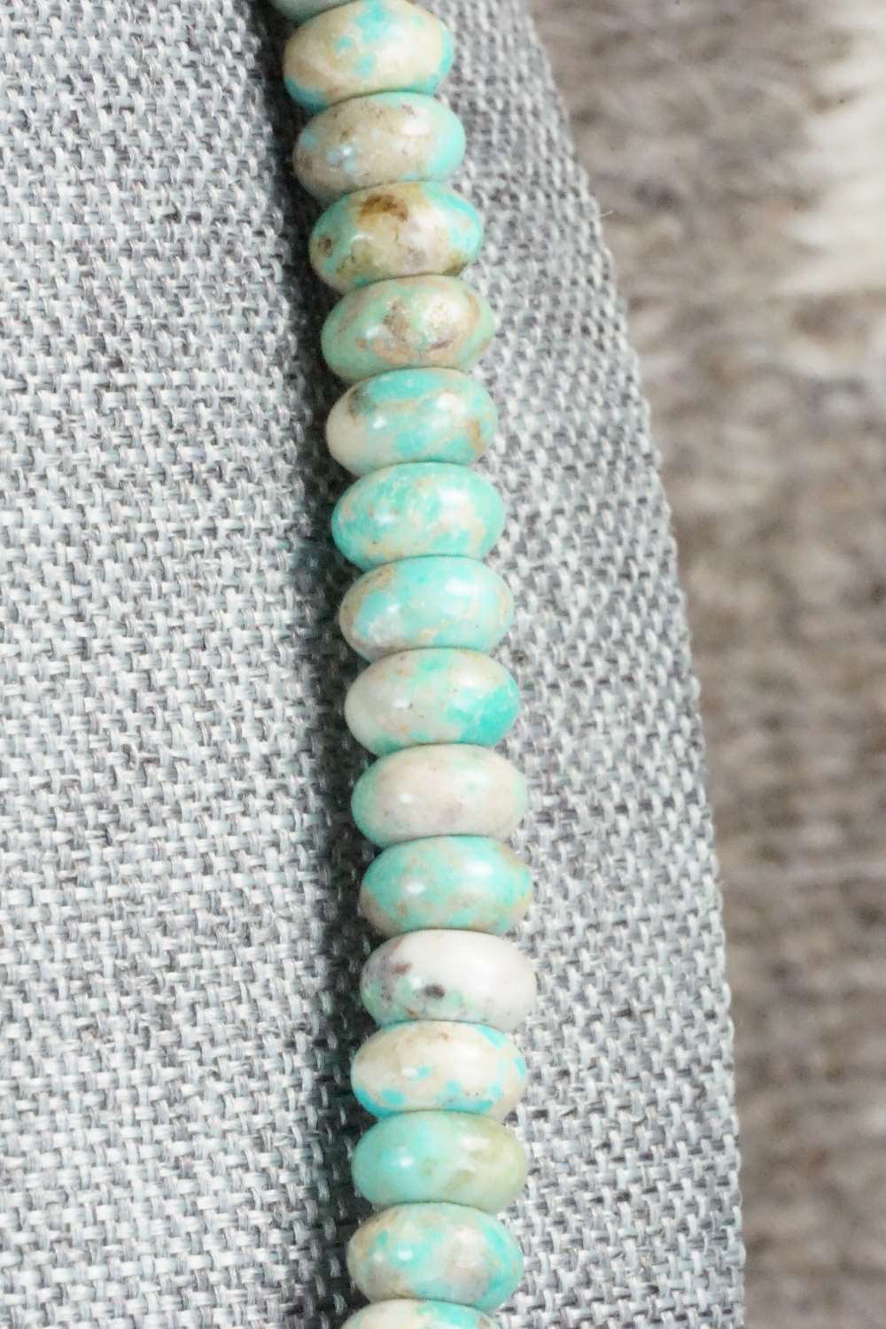 Turquoise & Sterling Silver Necklace - Doreen Jake