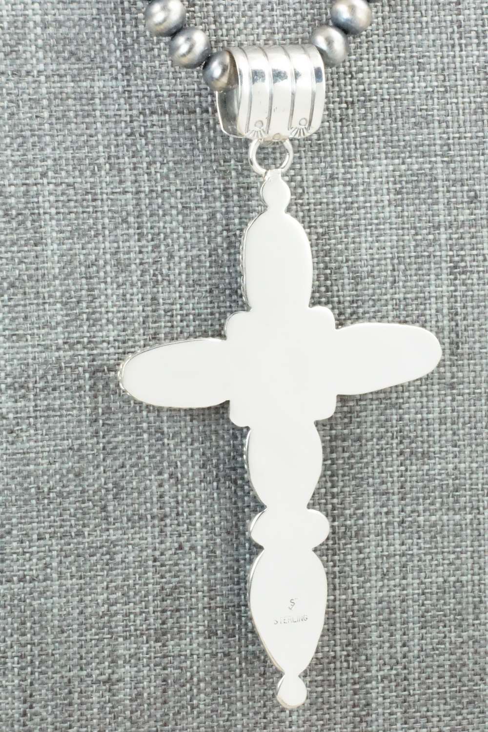 Multi Stone Pendant & Sterling Silver Necklace - Samuel Yellowhair