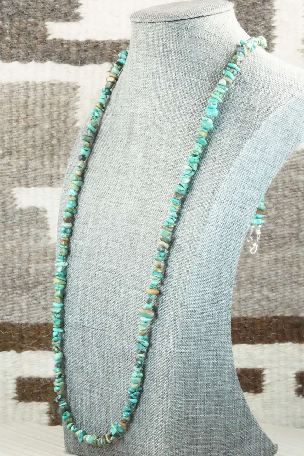 Turquoise & Sterling Silver Necklace - Doreen Jake