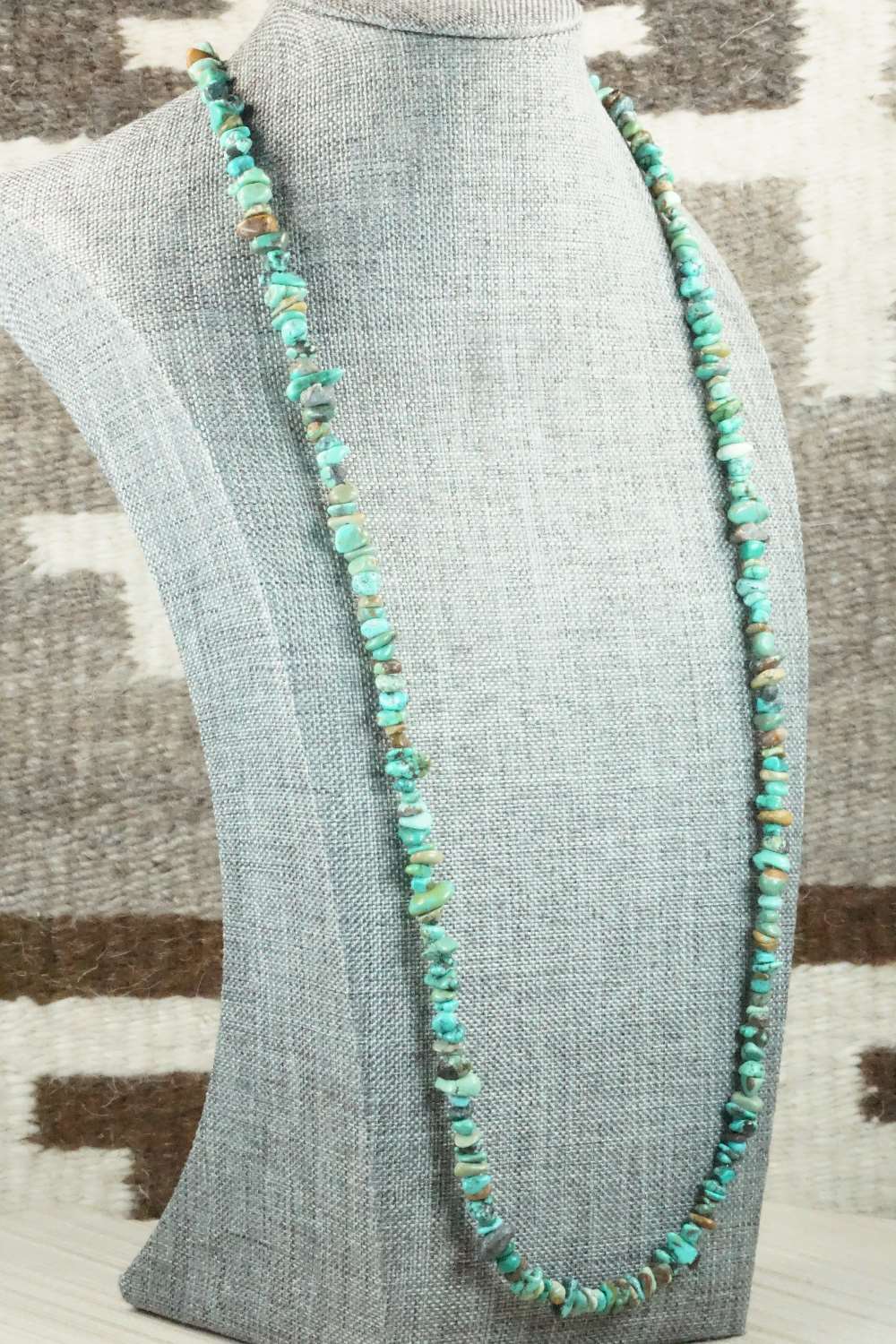 Turquoise & Sterling Silver Necklace - Doreen Jake