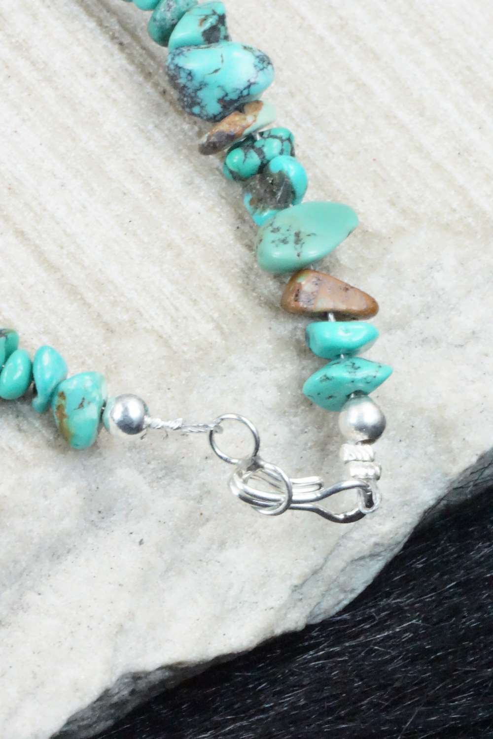 Turquoise & Sterling Silver Necklace - Doreen Jake