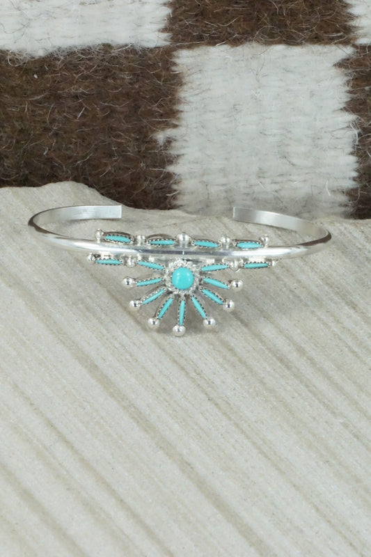 Turquoise & Sterling Silver Bracelet - Rena Cachina